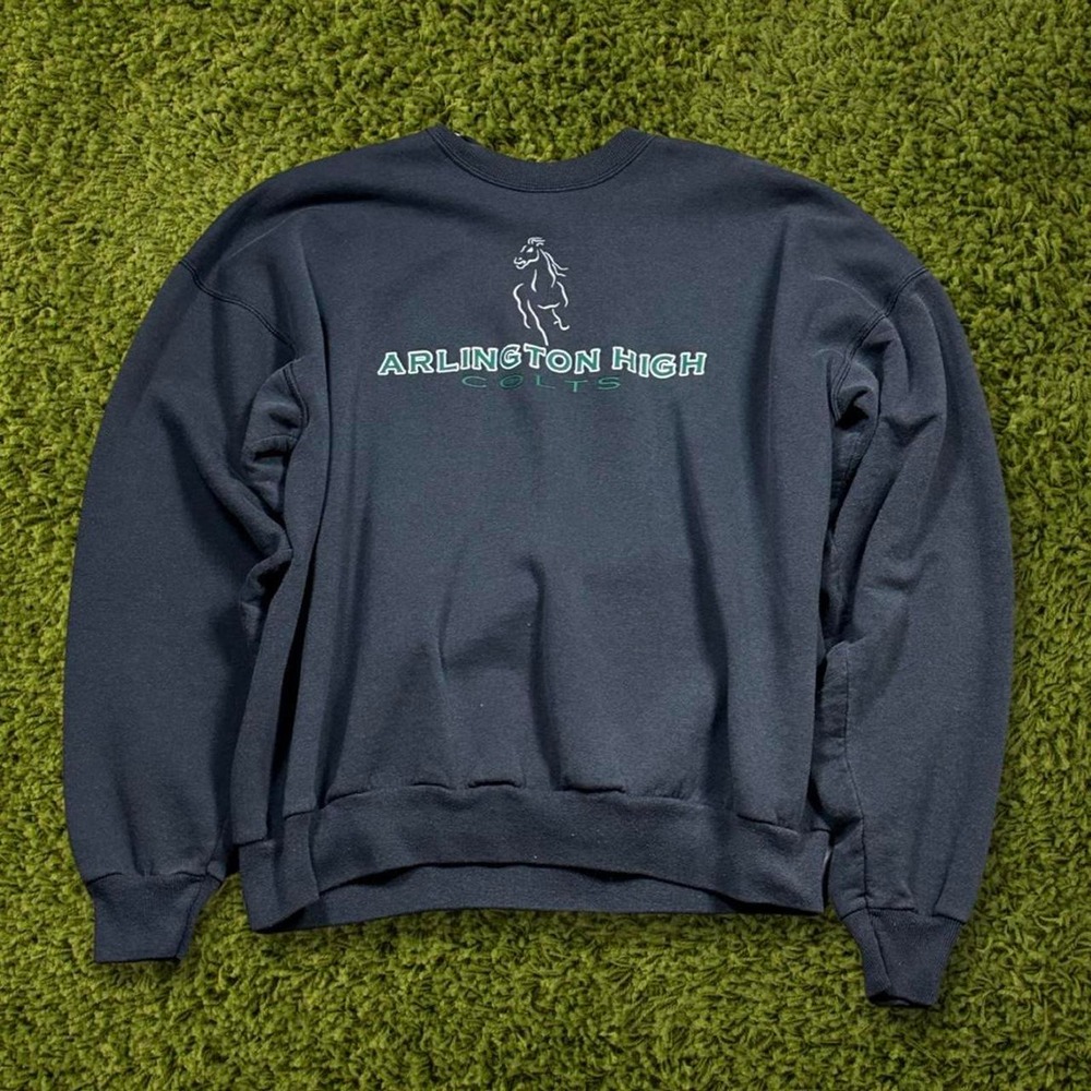 Vintage Arlington High Colts Horse Crewneck Sweatshirt